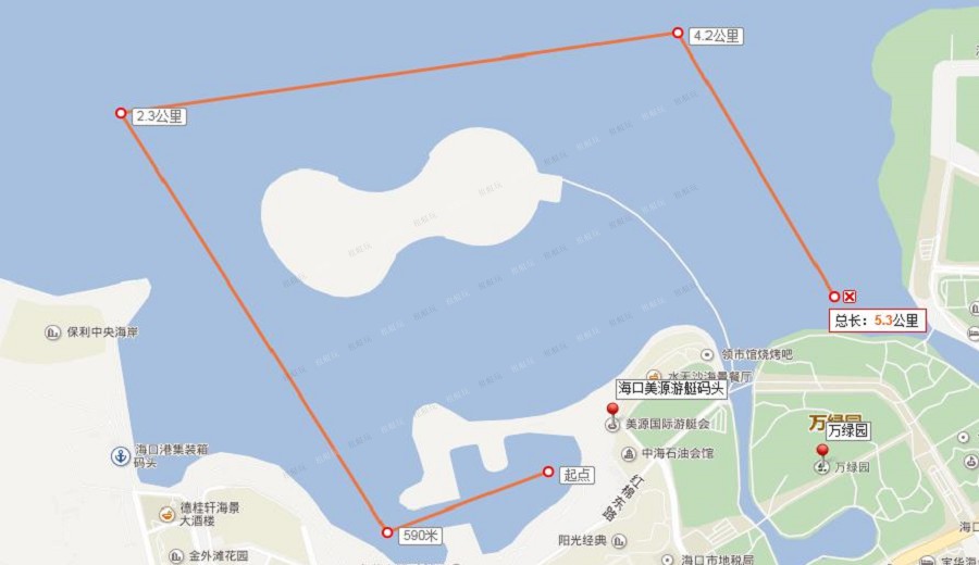 海口美源游艇碼頭→萬綠園001.jpg 海口美源游艇碼頭→萬綠園001.jpg